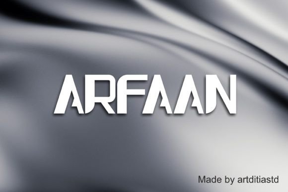 Arfaan: A Friendly Display Font for Creative Projects