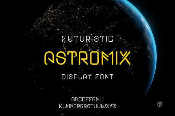 Astromix: A Modern Display Font for Digital Branding