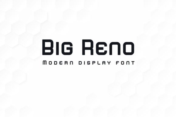 Big Reno: A Bold Font for Branding That Stands Out