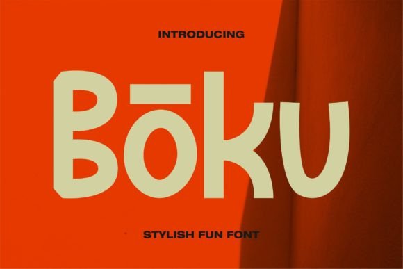 Boku Font for Web Design: A Modern Display Typeface