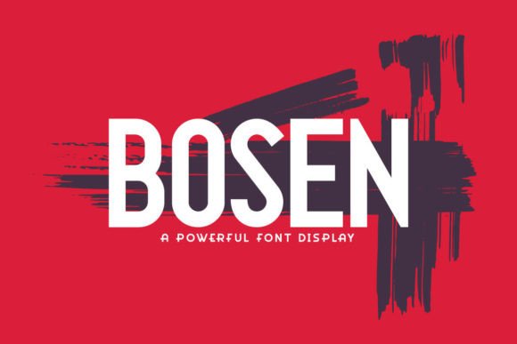 Bosen Font for Modern Web Design