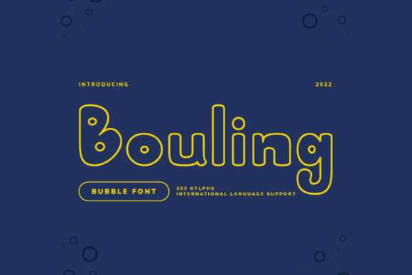 Bouling Font for Small Business Branding