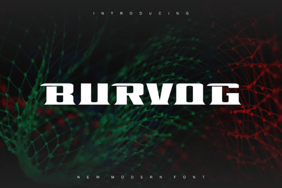 Burvog: A Modern Font for Small Business Branding