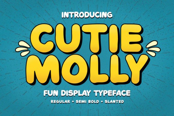 Cutie Molly Display Font Review