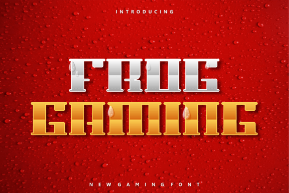 Frog Gaming Font for Business Branding