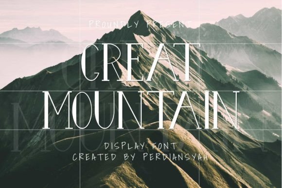 Great Mountain: A Fresh Font for Modern Branding