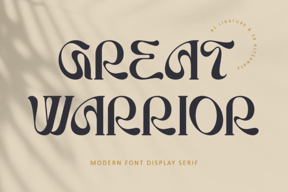 Great Warrior Font for Modern Web Design