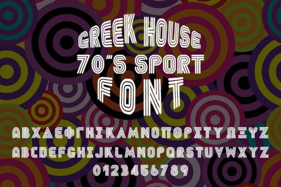 Greek House: A Sporty Font for Modern Editorial Design