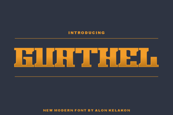 Guathel: A Display Font That Elevates Branding Projects