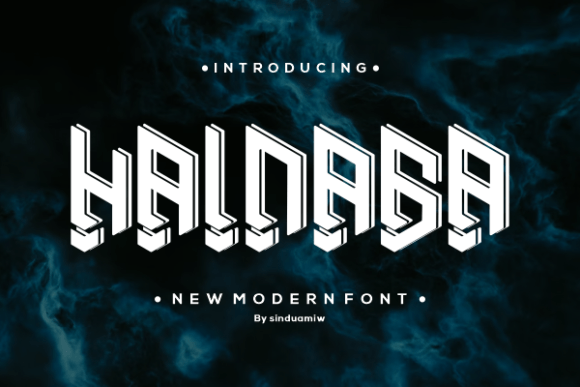 Hainaga: A Modern Display Font for Bold Web Designs