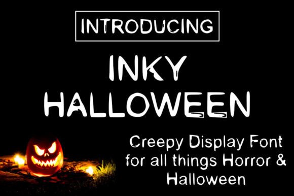 Inky Halloween Font for Spooky Season Campaigns