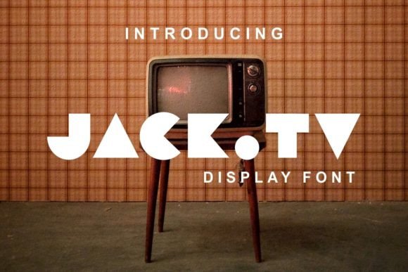 Jack Tv: A Vintage-Style Display Font for Bold Branding