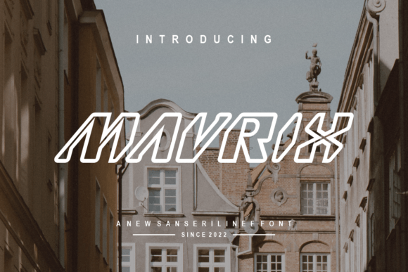 Mavrix – A Sweet and Elegant Display Font