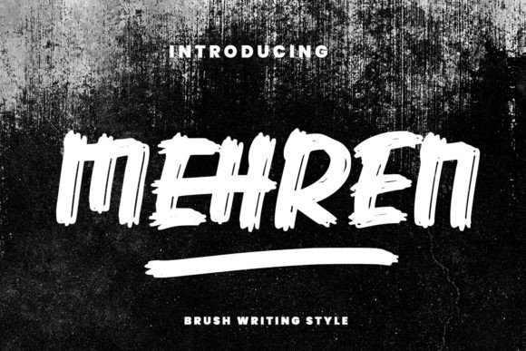 Mehren: A Modern Brush Font for Creative Branding