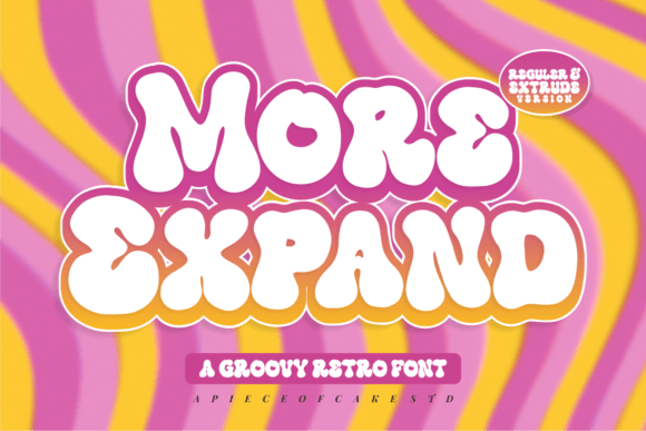 More Expand: A Playful Display Font for Digital Creativity