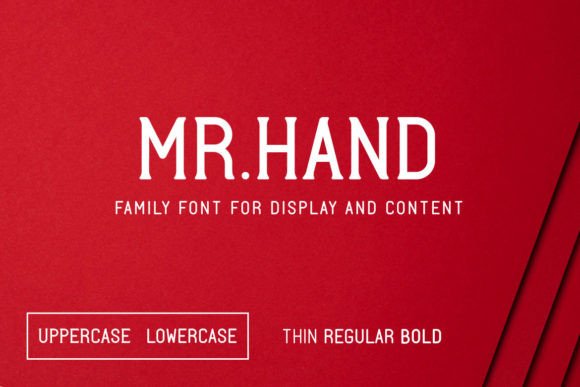 Mr. Hand: A Modern Font That Elevates Your Brand