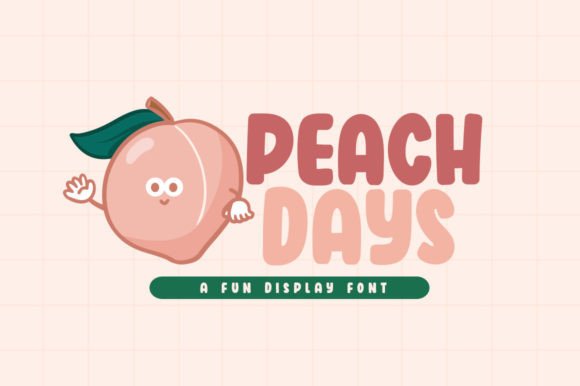 Peach Days Font for Handmade Creations