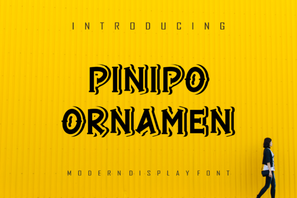 Pinipo Ornamen: A Font That Boosts Brand Identity