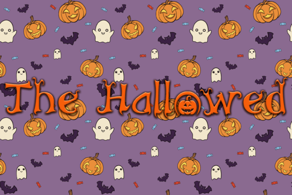 The Hallowed: A Whimsical Display Font for Seasonal Campaigns