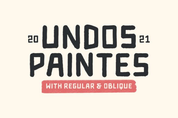 Undos Paintes: A Bold Display Font for Web Design