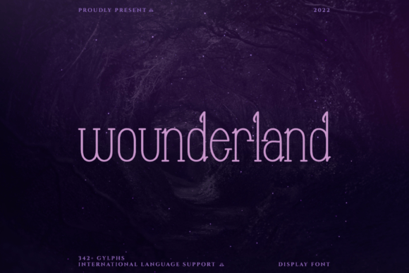 Wounderland: A Whimsical Font for Bold Campaigns